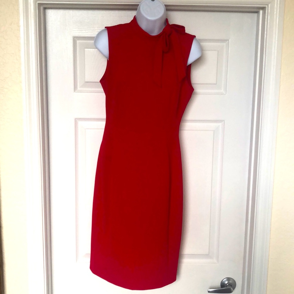 NWOT Red Calvin Klein Dress Size 6